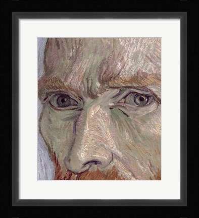 Framed Self Portrait, 1889 (detail) Print