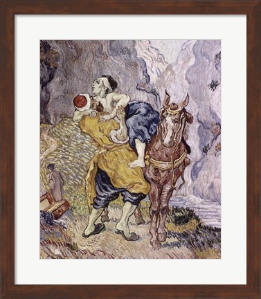 Framed Good Samaritan, 1890 Print