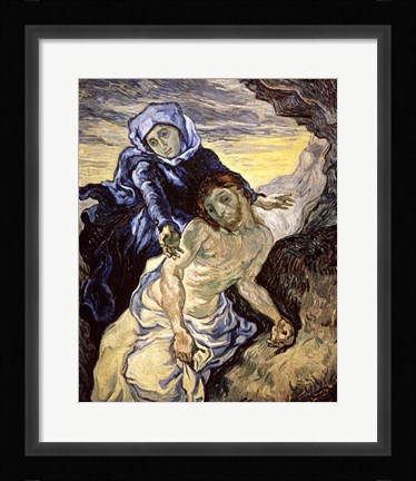 Framed Pieta, 1890 Print