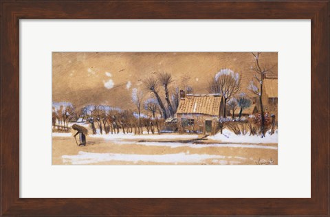 Framed Winter, 1881 Print