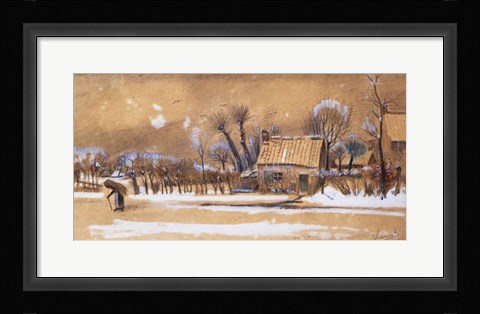Framed Winter, 1881 Print