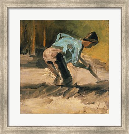 Framed Man at Work, c.1883 Print