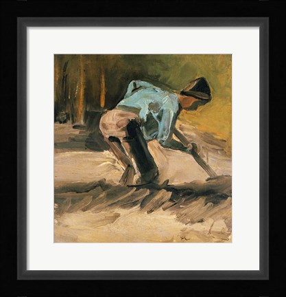 Framed Man at Work, c.1883 Print