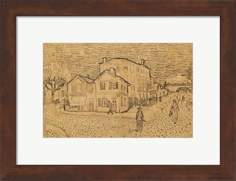 Framed Artist&#39;s House in Arles Print