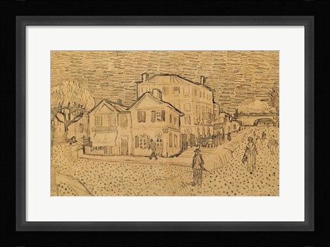 Framed Artist's House in Arles Print