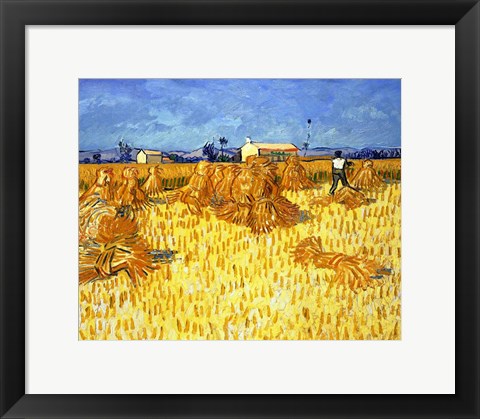 Framed Harvest in Provence Print