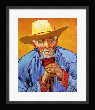 Framed Portrait of Patience Escalier, 1888 Print