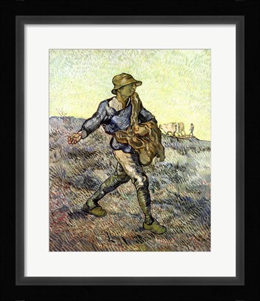 Framed Sower Print