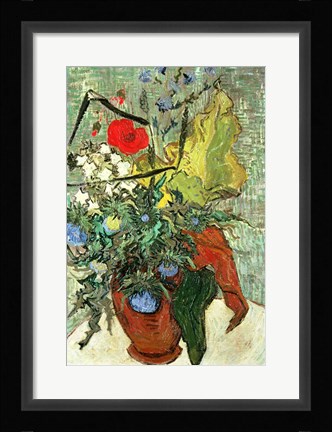 Framed Bouquet of Wild Flowers Print
