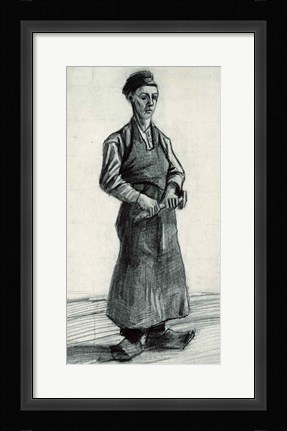 Framed Young Blacksmith, 1882 Print