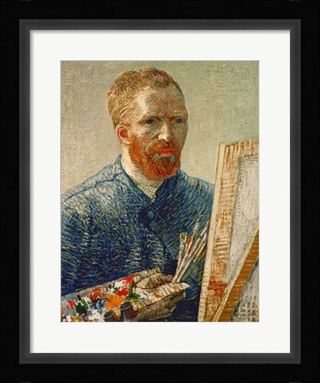Framed Self Portrait as an Artist, 1888 Print