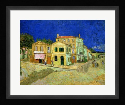Framed Yellow House, 1888 Print
