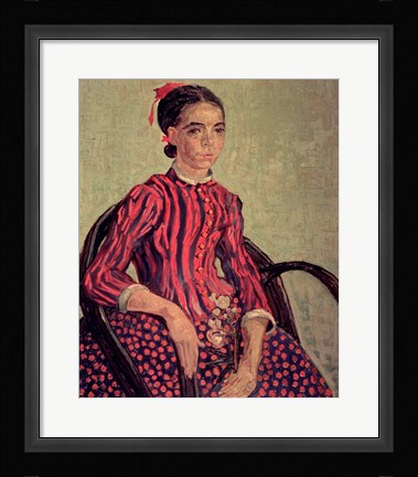 Framed La Mousme, 1888 Print