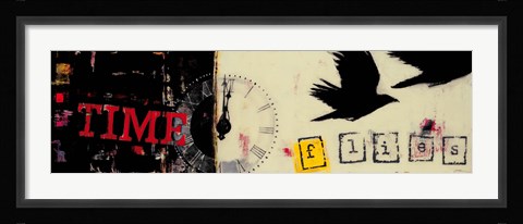 Framed Time Flies Print