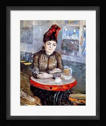 Framed Woman in the 'Cafe Tambourin', 1887 Print