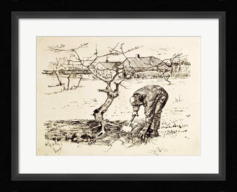 Framed In the Orchard Print