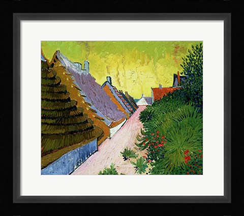 Framed Mas at Saintes-Mairies, 1888 Print