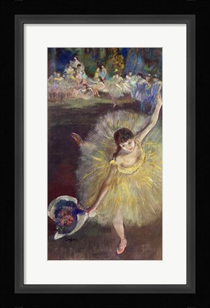 Framed End of an Arabesque, 1877 Print