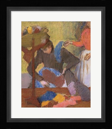Framed At the Milliner's Print