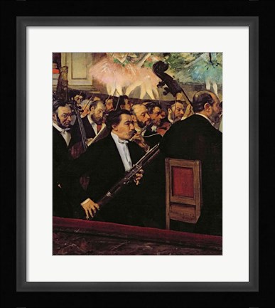 Framed Opera Orchestra, c.1870 Print