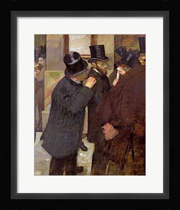 Framed At the Stock Exchange Print