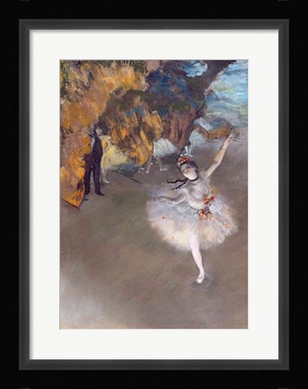 Framed Star, or Dancer on the Stage Print