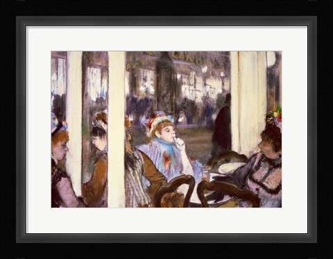 Framed Women on a Cafe Terrace, 1877 Print