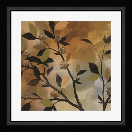 Framed Sundown Bronze I Print