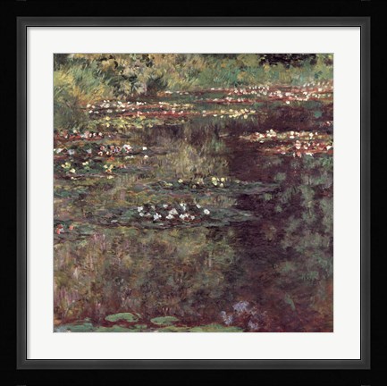Framed Etang aux Nympheas Print