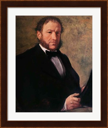 Framed Portrait of Monsieur Ruelle, 1861 Print