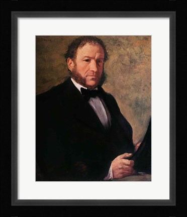 Framed Portrait of Monsieur Ruelle, 1861 Print