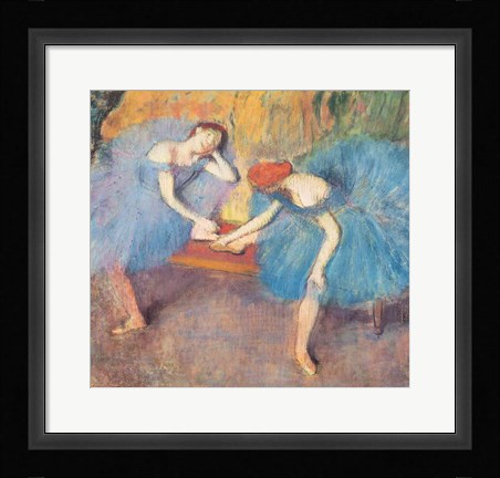 Framed Two Dancers at Rest Print
