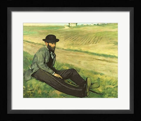 Framed Eugene Manet Print