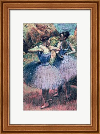 Framed Dancers in Violet Print