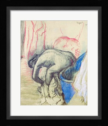 Framed After the Bath, 1903 Print