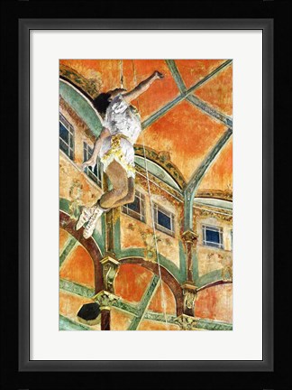 Framed Miss La la at the Cirque Fernando, 1879 Print