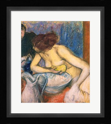 Framed Toilet, 1897 Print