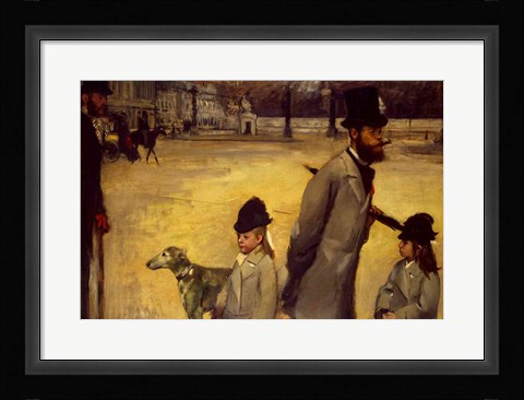 Framed Place de la Concorde, 1875 Print