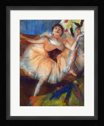 Framed Seated Dancer Print