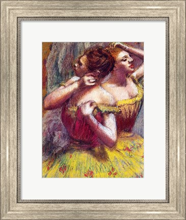 Framed Two Dancers (detail) Print