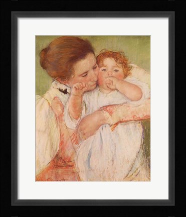 Framed Mother and Child, 1897 Print