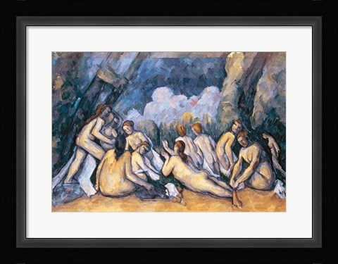Framed Large Bathers Print
