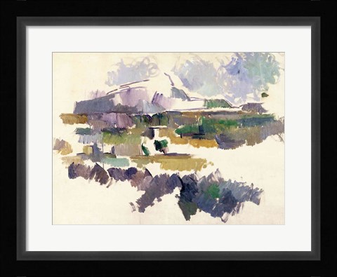 Framed Montagne Sainte-Victoire A Print