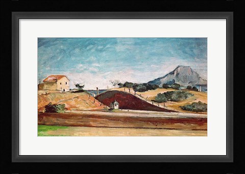 Framed Railway Cutting Print