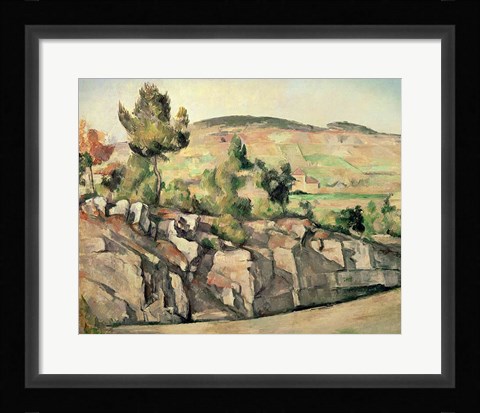 Framed Hillside in Provence Print