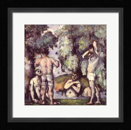 Framed Five Bathers Print