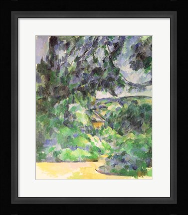 Framed Blue Landscape Print