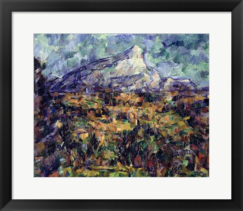 Framed Mont Sainte-Victoire Print