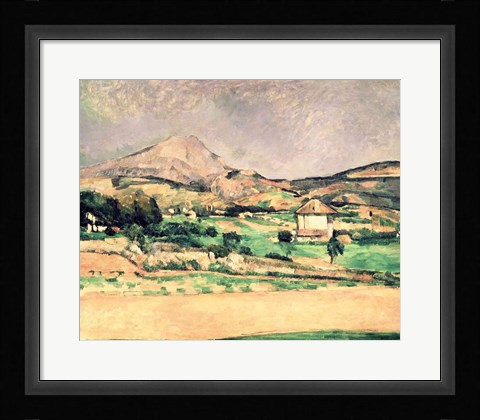Framed Montagne Sainte-Victoire D Print