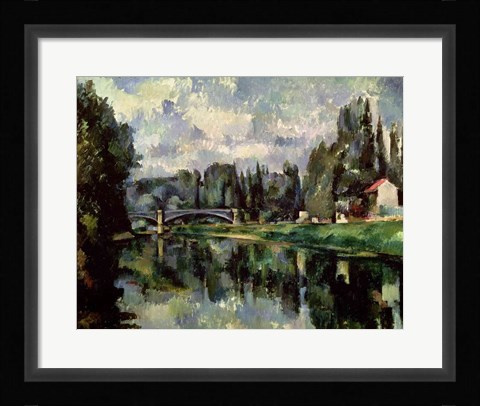 Framed Banks of the Marne at Creteil, c.1888 Print